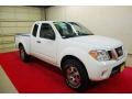 Glacier White 2013 Nissan Frontier Desert Runner King Cab