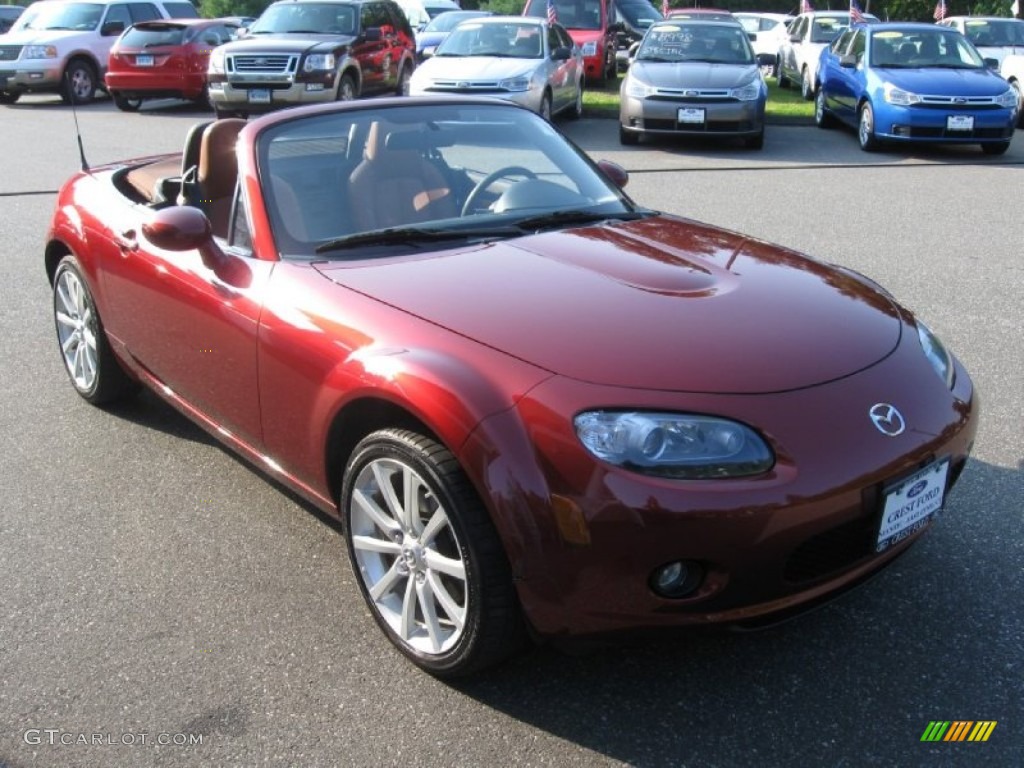 2007 MX-5 Miata Grand Touring Roadster - Copper Red Mica / Tan photo #1