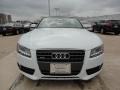 2012 Glacier White Metallic Audi A5 2.0T quattro Cabriolet  photo #2