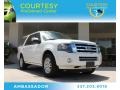 2013 White Platinum Tri-Coat Ford Expedition Limited  photo #1