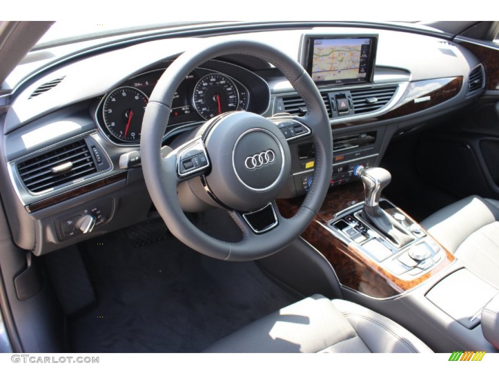 Black Interior 2014 Audi A6 3.0T quattro Sedan Photo #85671671