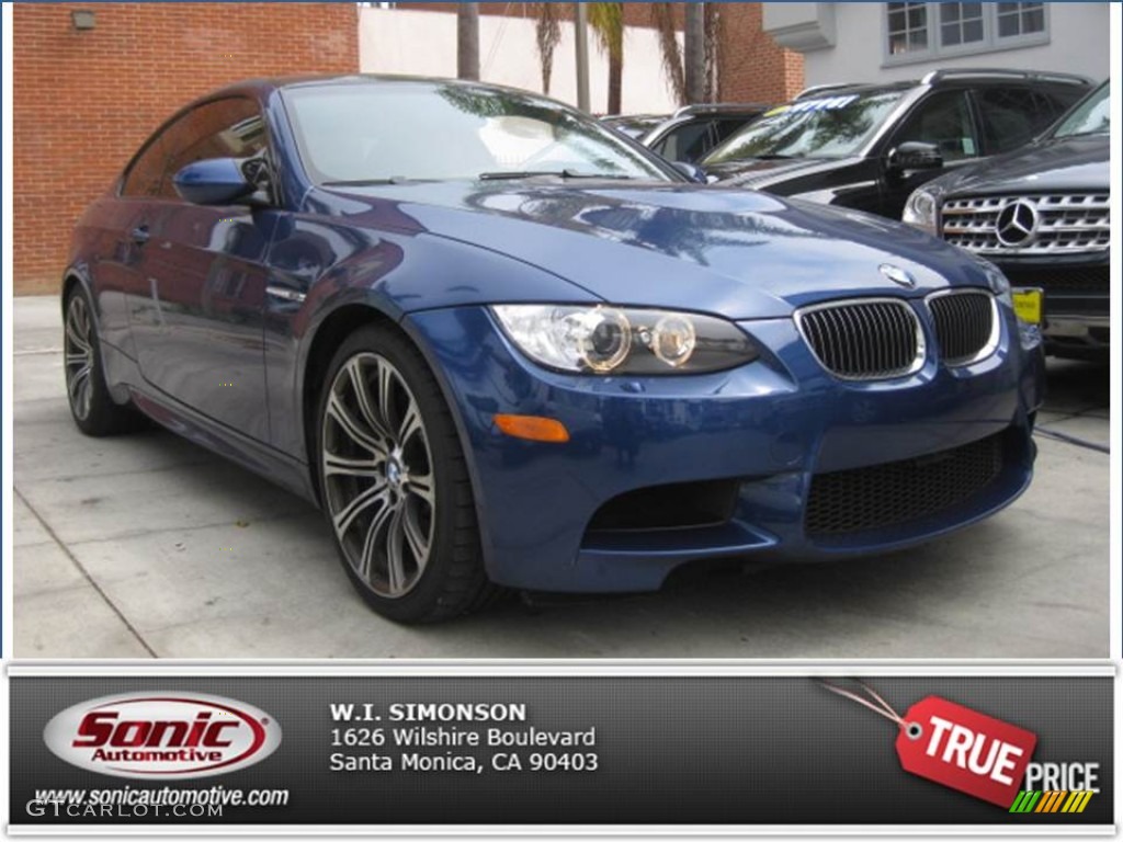 2009 M3 Coupe - Interlagos Blue Metallic / Black Novillo Leather photo #26