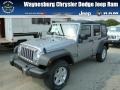 2014 Billet Silver Metallic Jeep Wrangler Unlimited Sport 4x4  photo #1