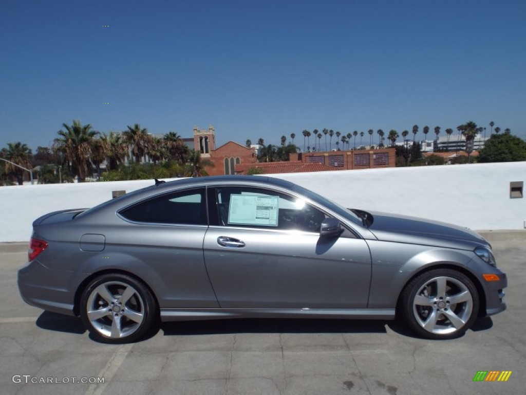 Palladium Silver Metallic 2014 Mercedes-Benz C 350 Coupe Exterior Photo #85675643