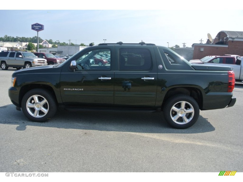 2013 Avalanche LT 4x4 Black Diamond Edition - Fairway Metallic / Ebony photo #3
