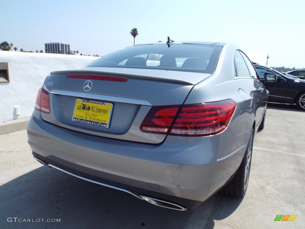 2014 E 350 Coupe - Paladium Silver Metallic / Black photo #4