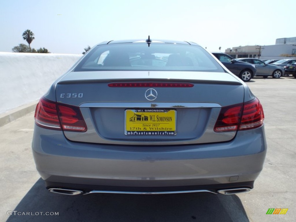 2014 E 350 Coupe - Paladium Silver Metallic / Black photo #5