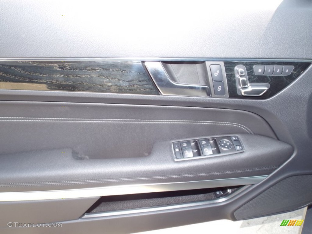 2014 E 350 Coupe - Paladium Silver Metallic / Black photo #6
