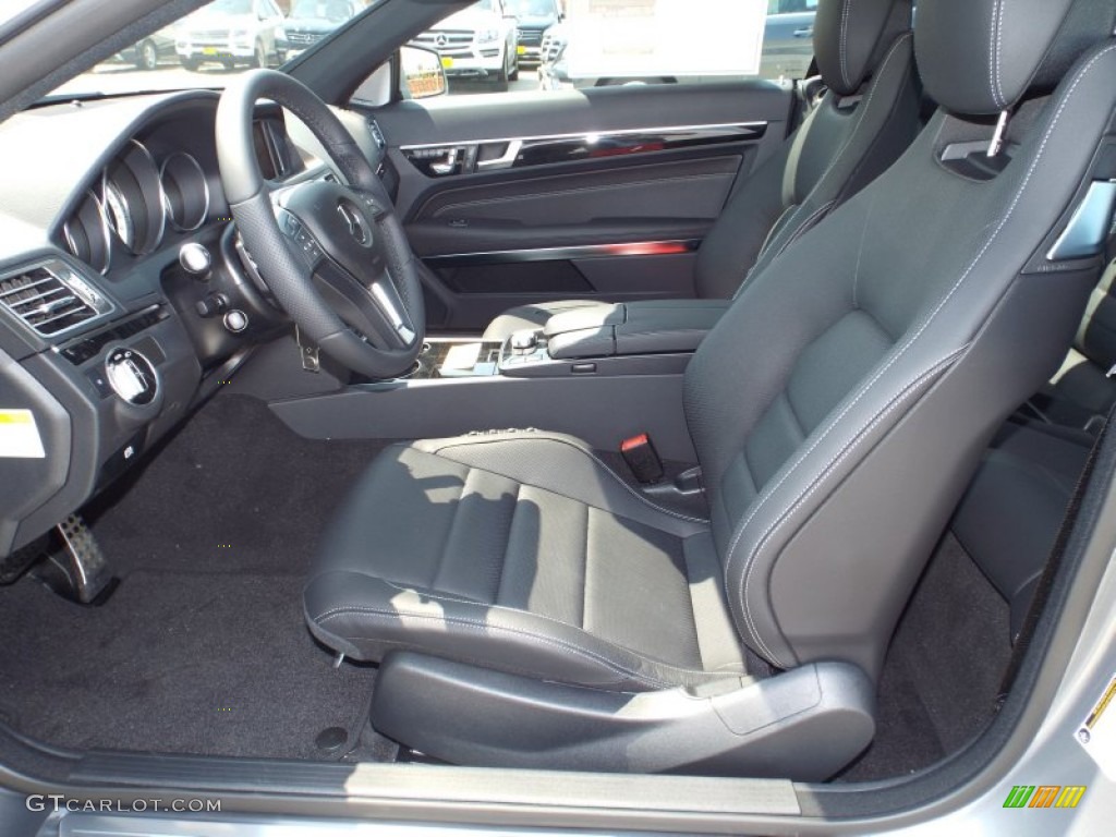 2014 E 350 Coupe - Paladium Silver Metallic / Black photo #7