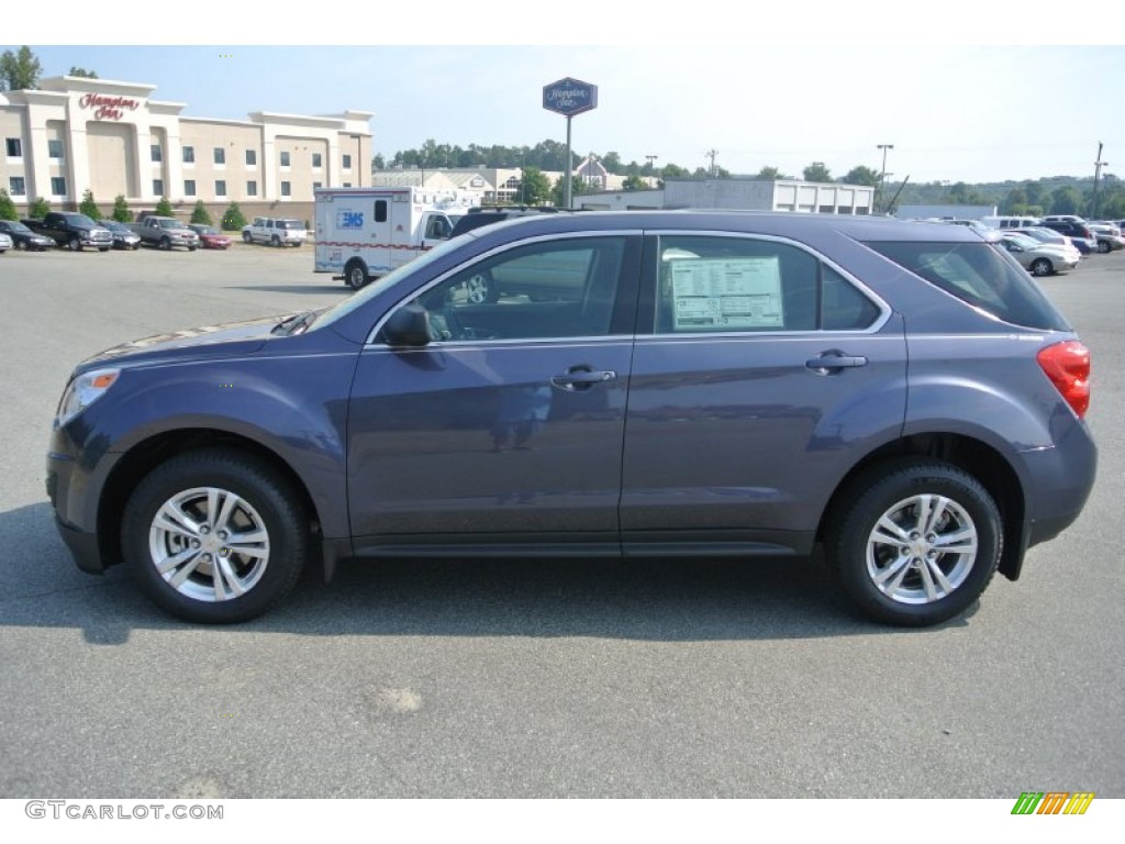 2014 Equinox LS - Atlantis Blue Metallic / Jet Black photo #3