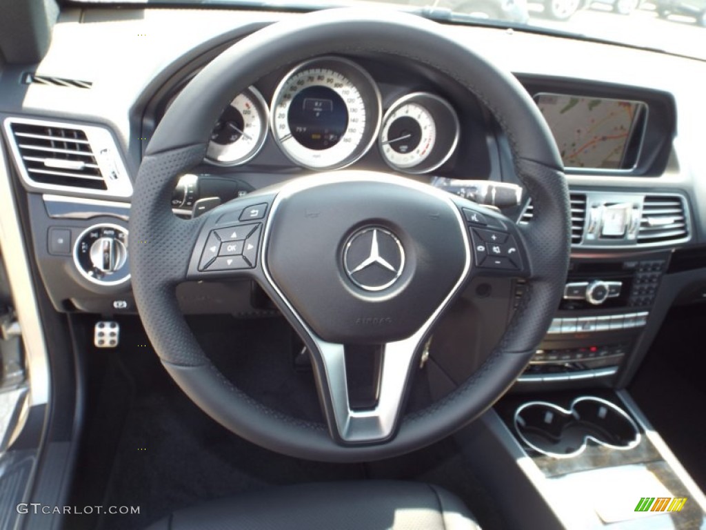 2014 E 350 Coupe - Paladium Silver Metallic / Black photo #9