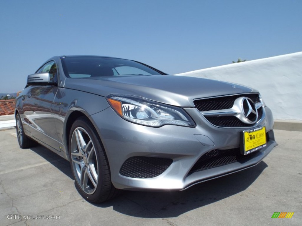 2014 E 350 Coupe - Paladium Silver Metallic / Black photo #11