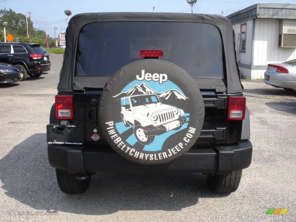 2011 Wrangler Sport 4x4 - Black / Black photo #8