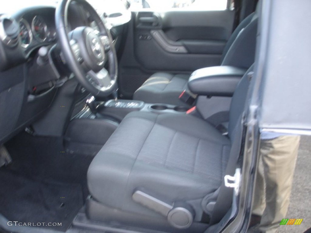 2011 Wrangler Sport 4x4 - Black / Black photo #10