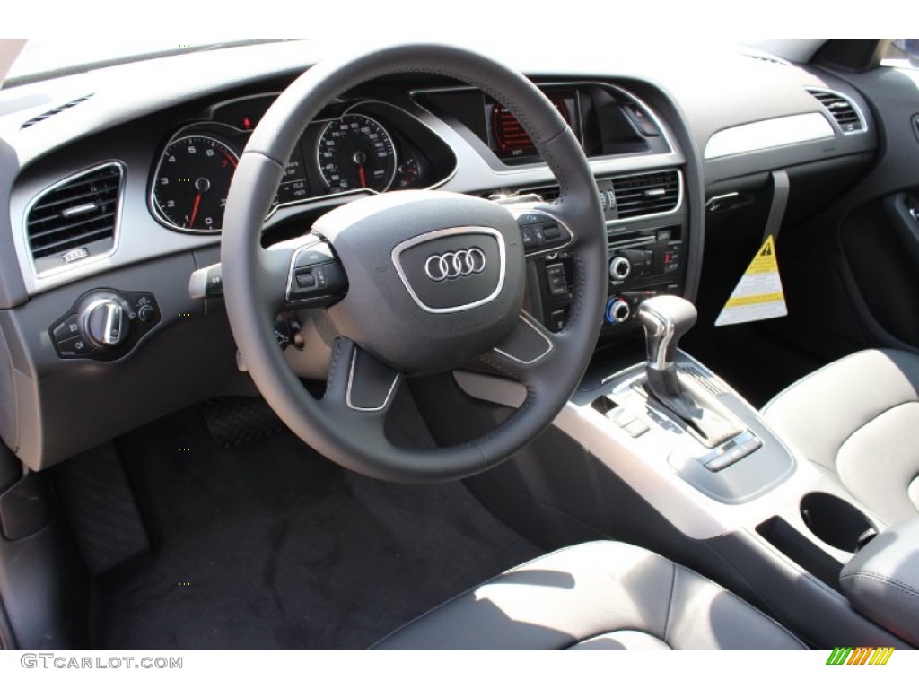 2014 Audi A4 2.0T quattro Sedan Black Dashboard Photo #85676585