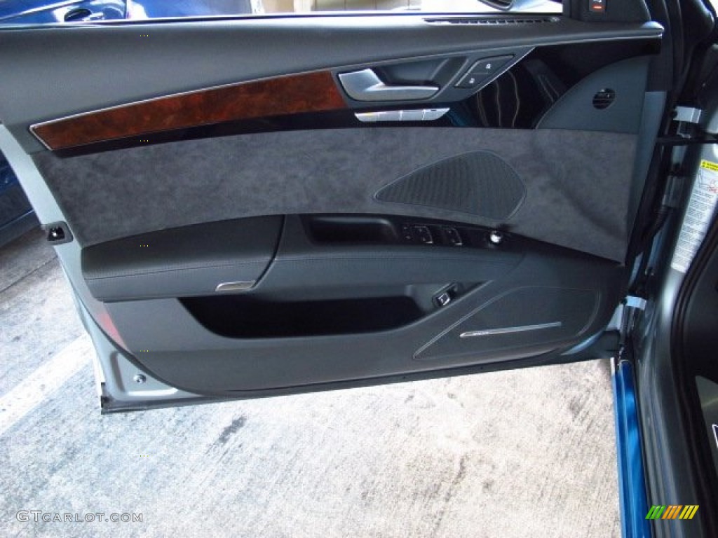 2014 A8 L 4.0T quattro - Quartz Gray Metallic / Black photo #9