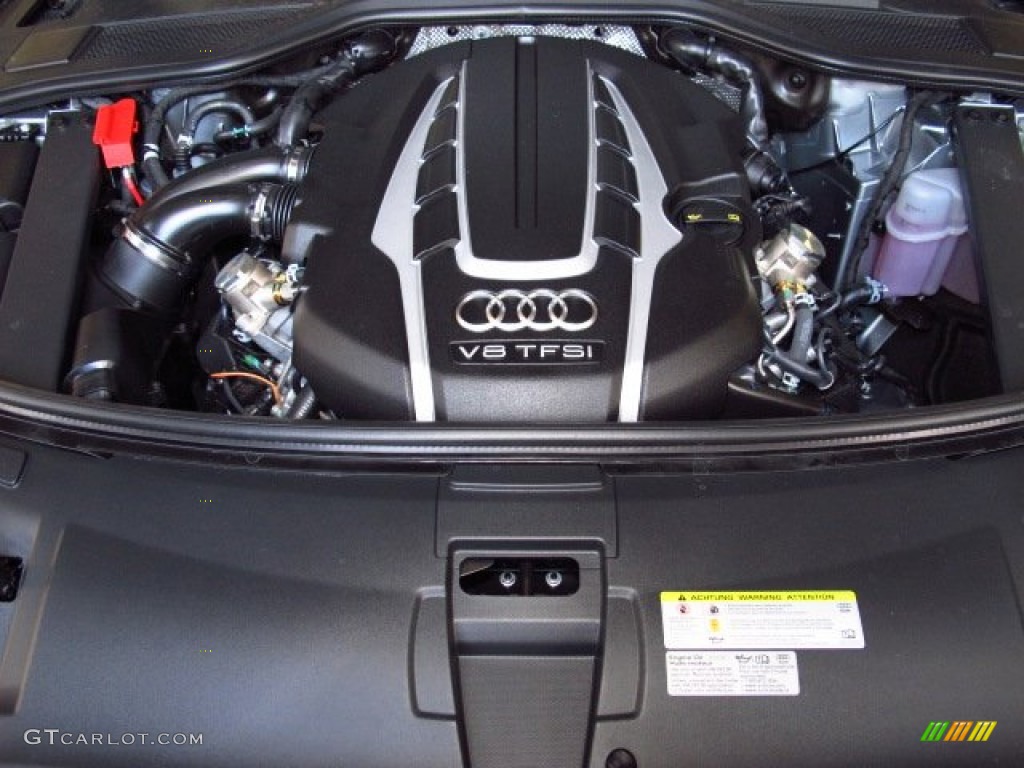 2014 A8 L 4.0T quattro - Quartz Gray Metallic / Black photo #28