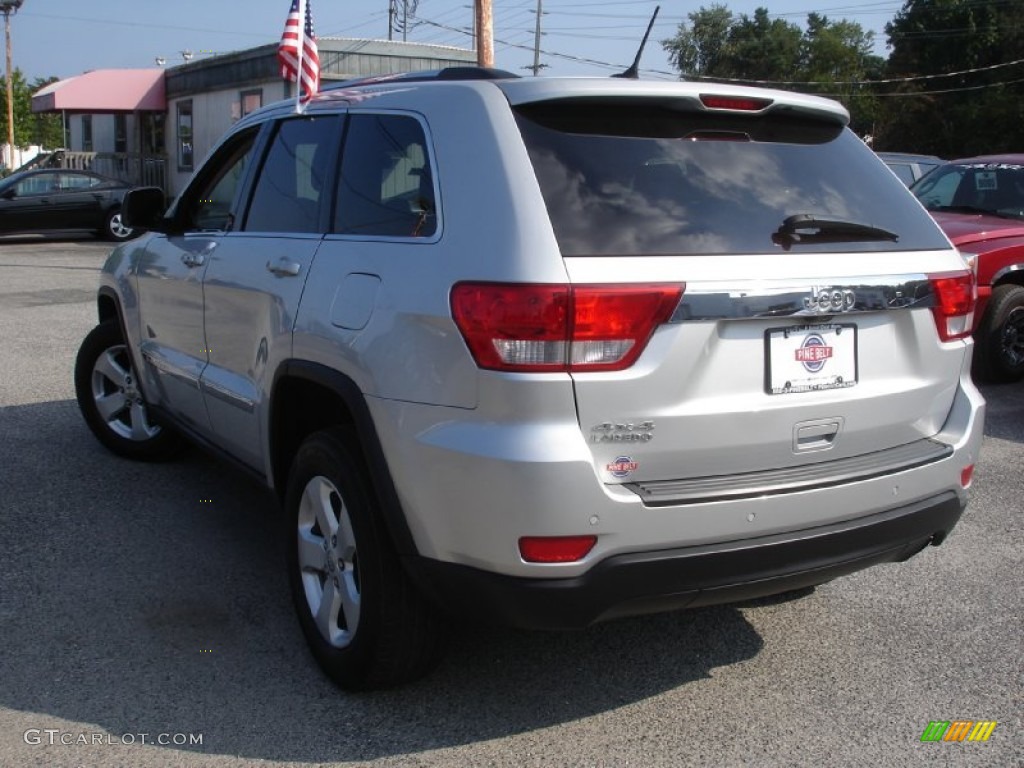 2012 Grand Cherokee Laredo 4x4 - Bright Silver Metallic / Black photo #9