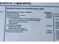 2014 Audi A4 2.0T quattro Sedan Window Sticker