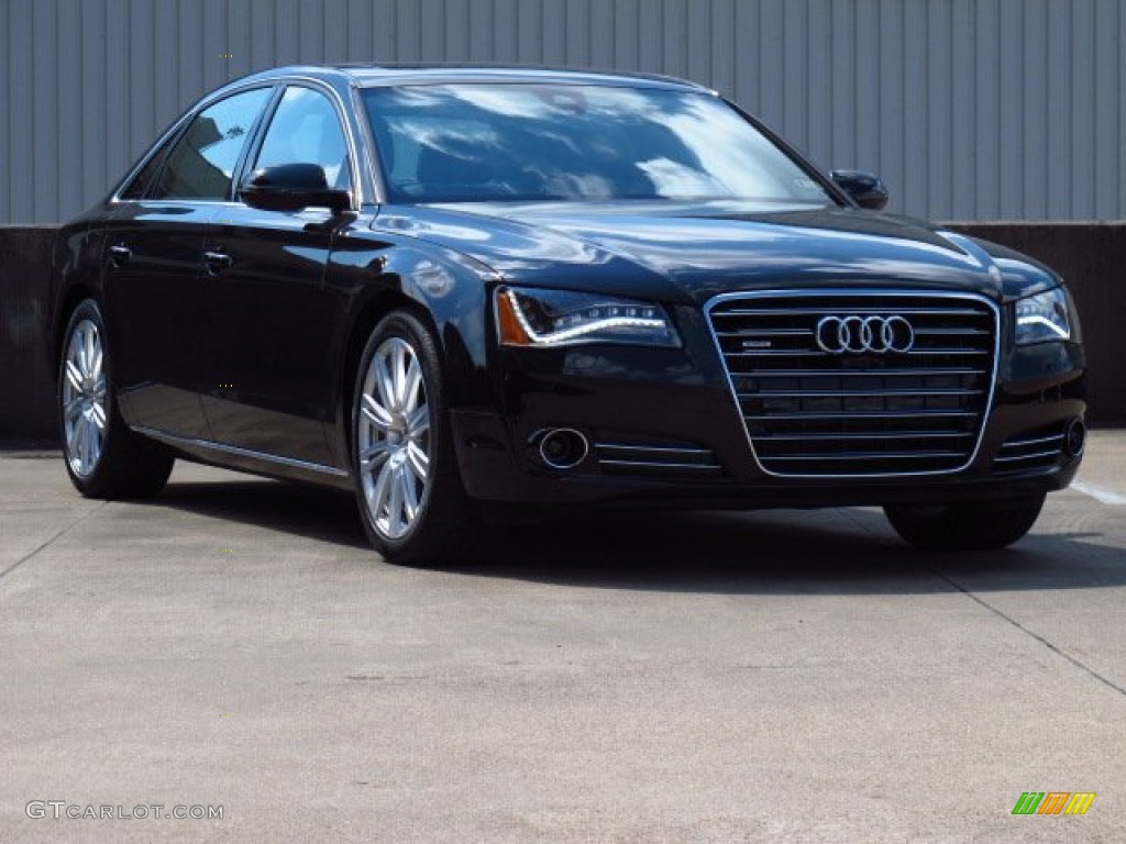 2014 Phantom Black Pearl Effect Audi A8 L 4.0T quattro 85643038