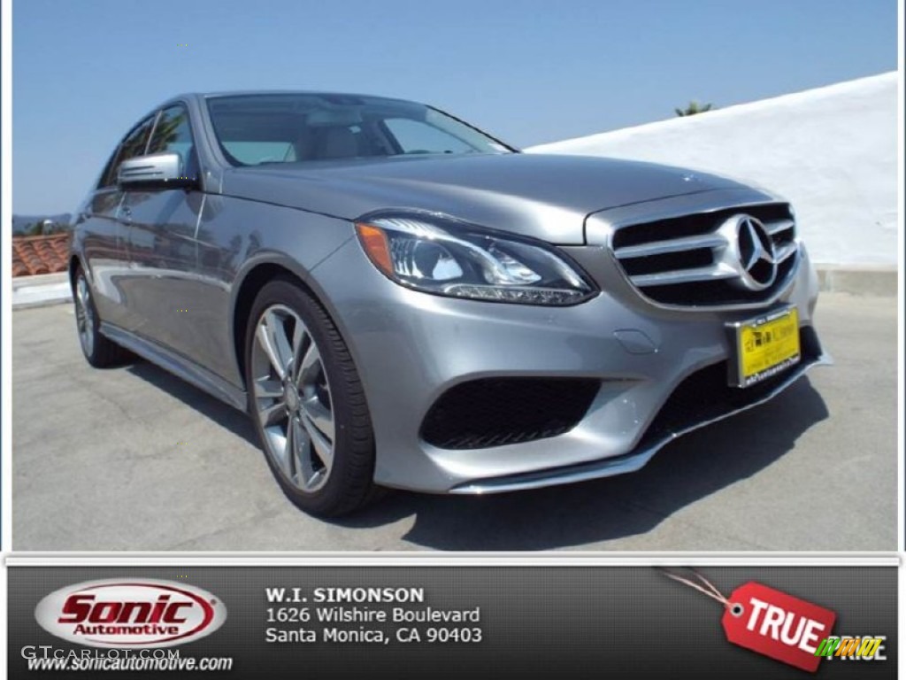 2014 E 350 Sport Sedan - Paladium Silver Metallic / Gray/Dark Gray photo #1