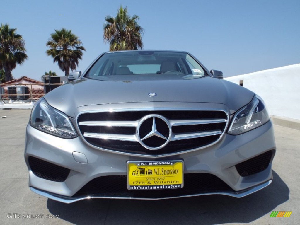 2014 E 350 Sport Sedan - Paladium Silver Metallic / Gray/Dark Gray photo #2