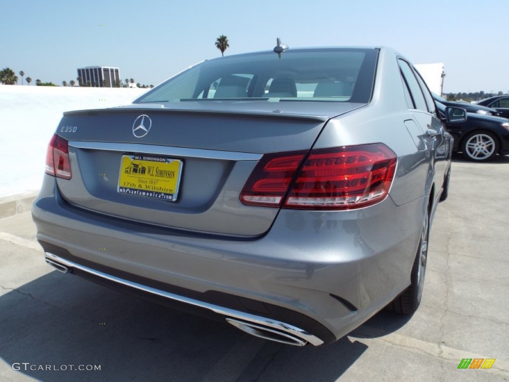 2014 E 350 Sport Sedan - Paladium Silver Metallic / Gray/Dark Gray photo #4
