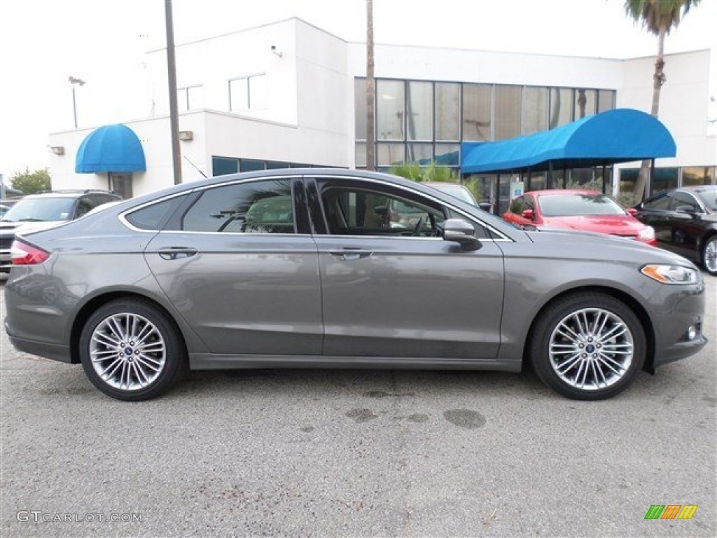 2014 Fusion SE EcoBoost - Sterling Gray / Charcoal Black photo #6