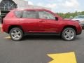 2014 Deep Cherry Red Crystal Pearl Jeep Compass Latitude  photo #8
