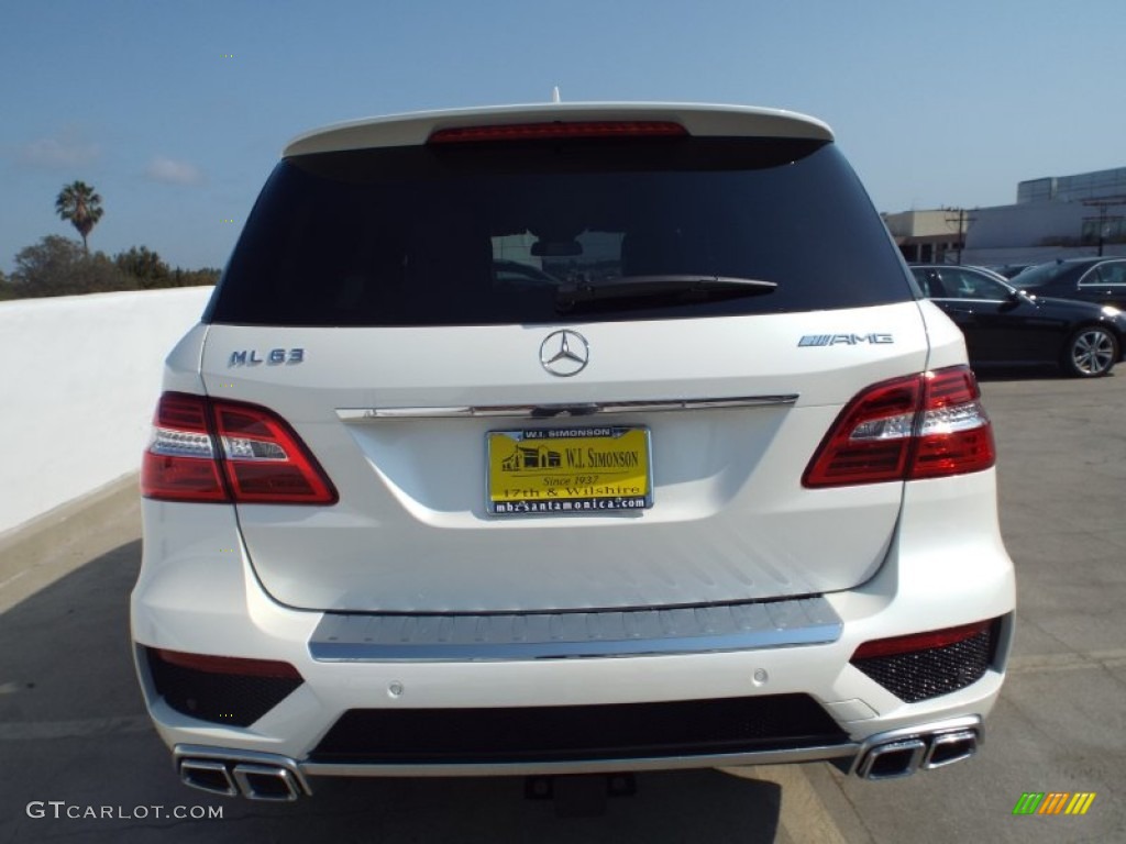 2014 ML 63 AMG - Diamond White Metallic / designo Porcelain photo #5