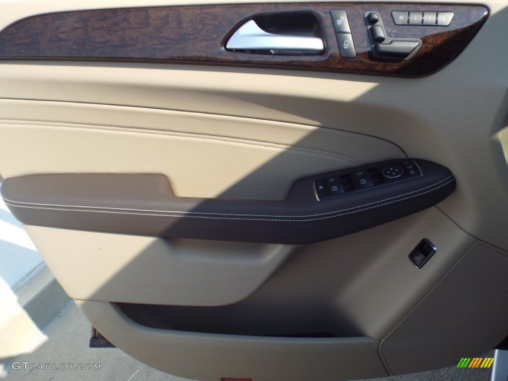 2014 Mercedes-Benz ML 350 Almond Beige Door Panel Photo #85681457
