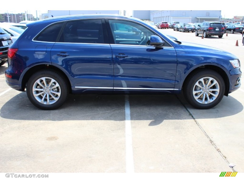 2014 Q5 2.0 TFSI quattro - Scuba Blue Metallic / Chestnut Brown photo #8