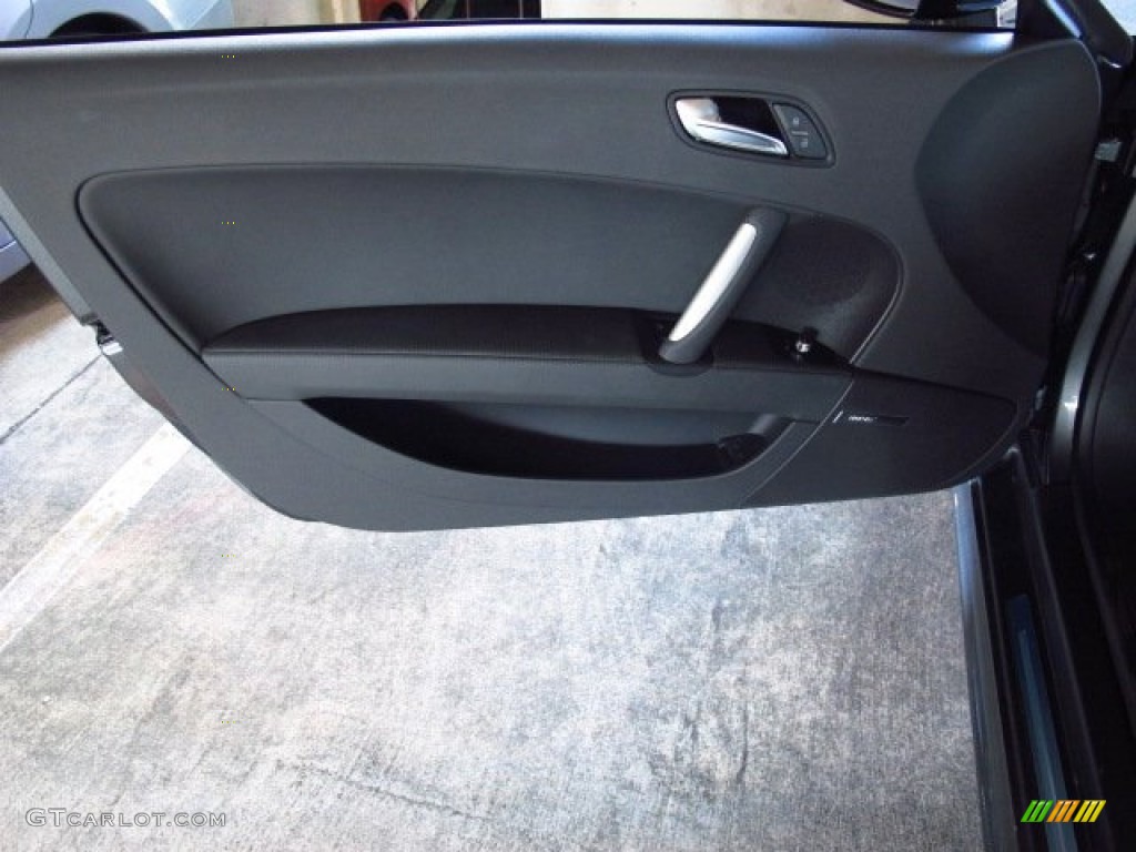 2014 Audi TT 2.0T quattro Coupe Black Door Panel Photo #85683356