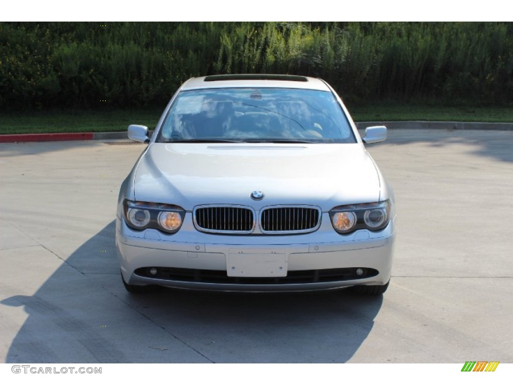 2003 7 Series 745i Sedan - Titanium Silver Metallic / Black/Black photo #5