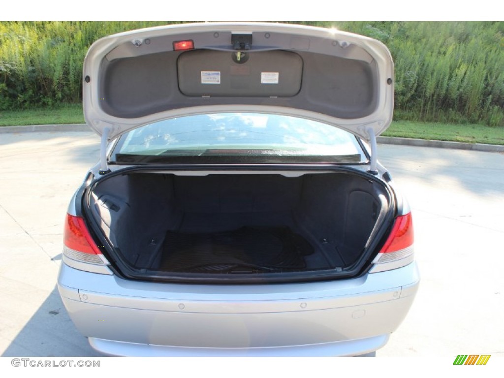 2003 7 Series 745i Sedan - Titanium Silver Metallic / Black/Black photo #15