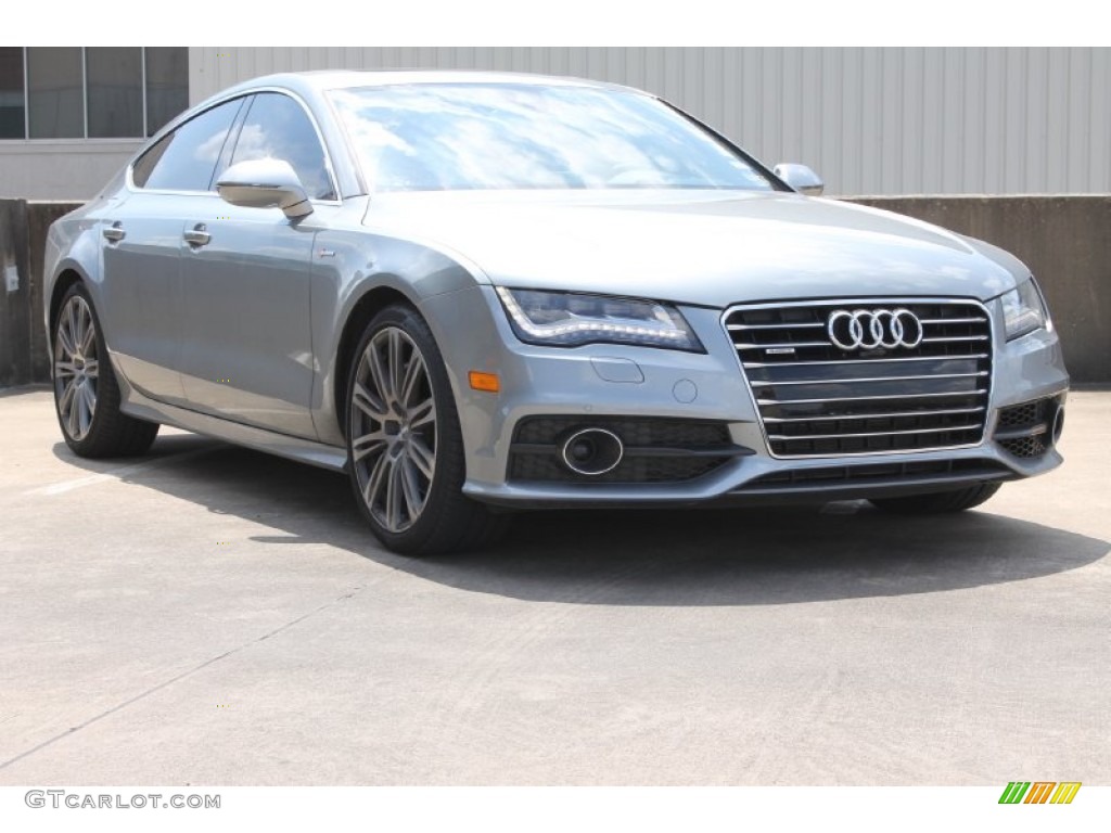 2013 A7 3.0T quattro Premium - Daytona Gray Pearl Effect / Nougat Brown photo #1