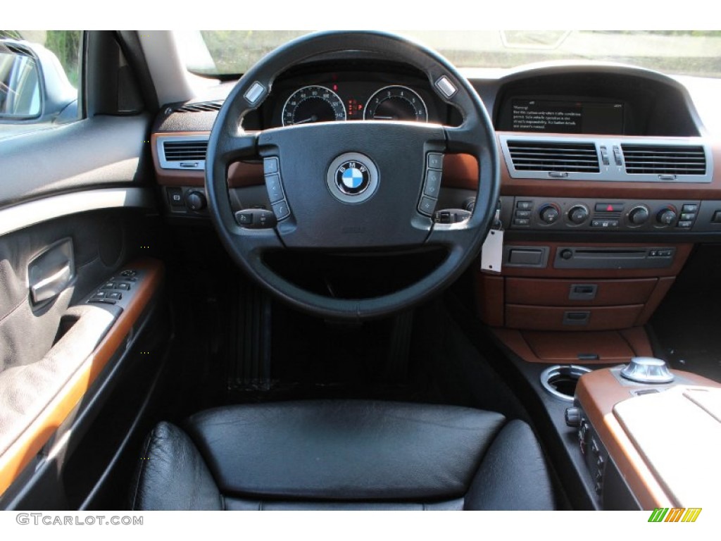 2003 7 Series 745i Sedan - Titanium Silver Metallic / Black/Black photo #20