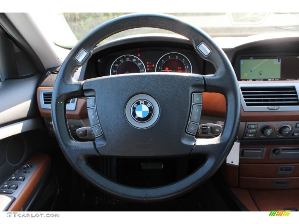 2003 7 Series 745i Sedan - Titanium Silver Metallic / Black/Black photo #22