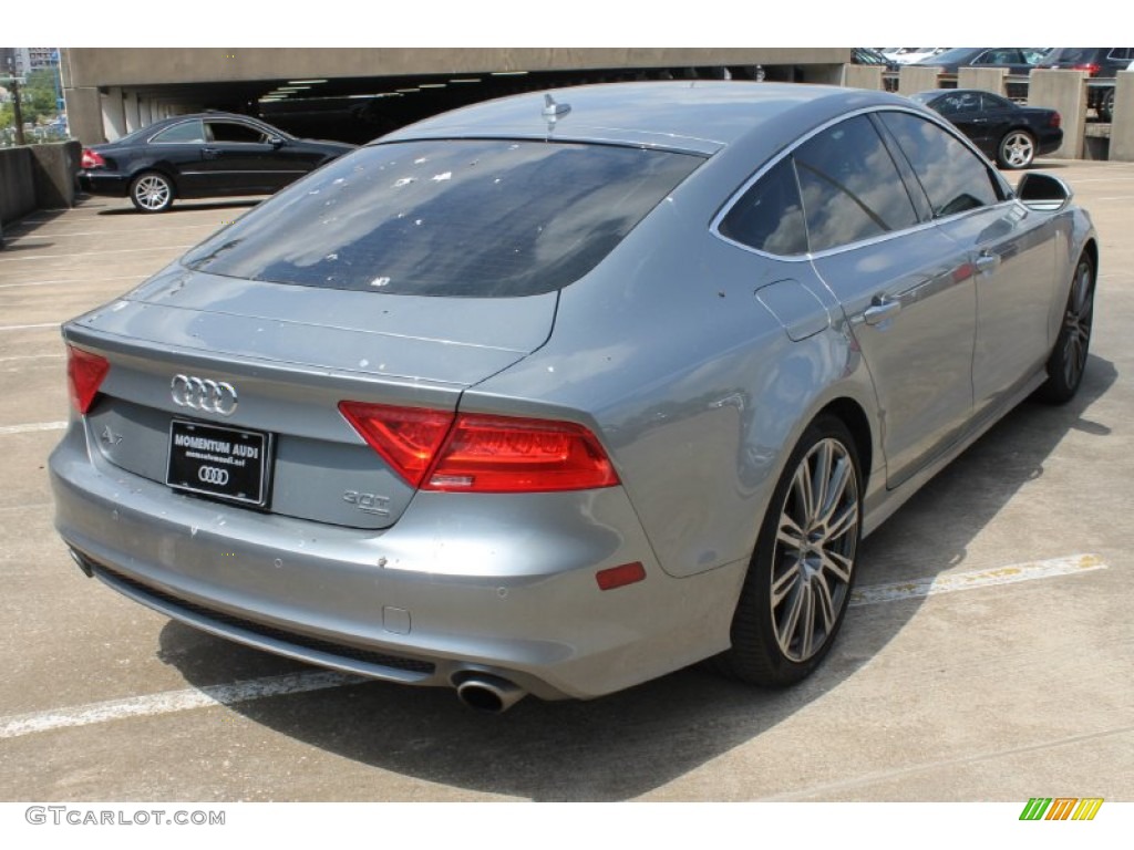 2013 A7 3.0T quattro Premium - Daytona Gray Pearl Effect / Nougat Brown photo #8