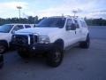 2003 Oxford White Ford F350 Super Duty Lariat Crew Cab 4x4 Dually  photo #1