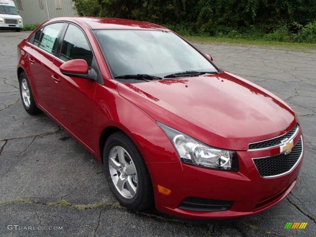 2014 Cruze LT - Crystal Red Tintcoat / Medium Titanium photo #2