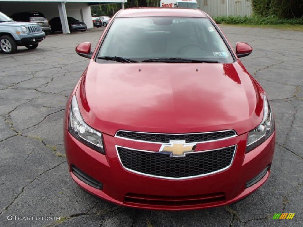 2014 Cruze LT - Crystal Red Tintcoat / Medium Titanium photo #3