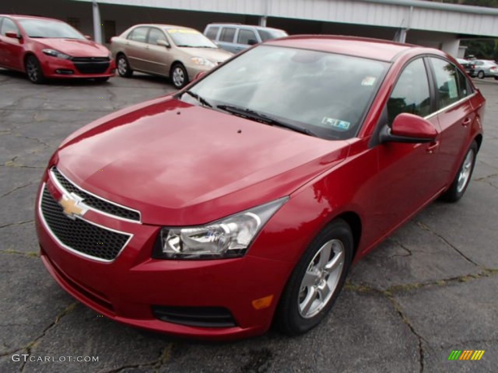 2014 Cruze LT - Crystal Red Tintcoat / Medium Titanium photo #4