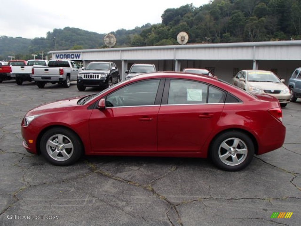 2014 Cruze LT - Crystal Red Tintcoat / Medium Titanium photo #5