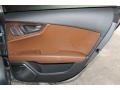 Nougat Brown 2013 Audi A7 3.0T quattro Premium Door Panel