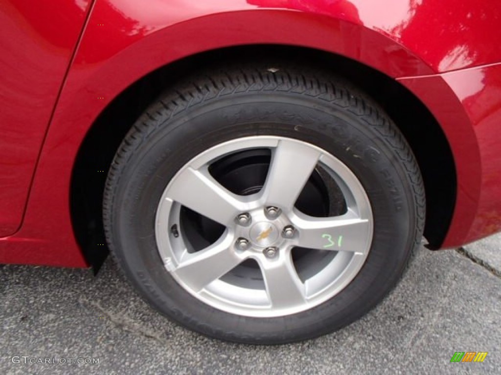 2014 Cruze LT - Crystal Red Tintcoat / Medium Titanium photo #9