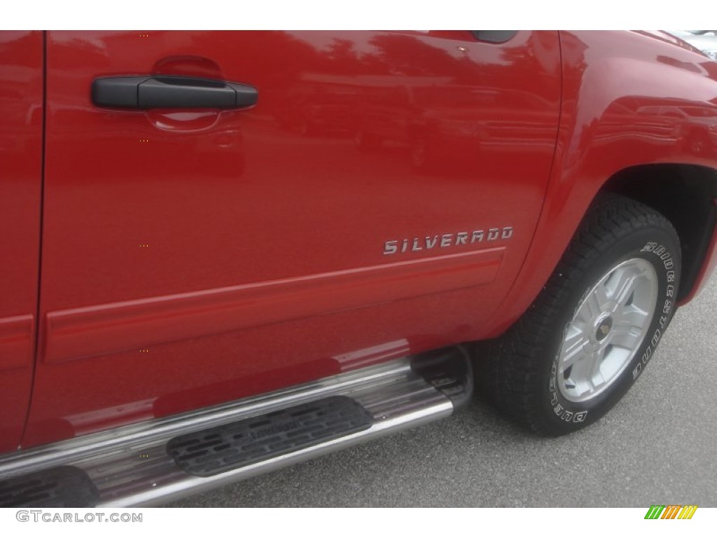 2010 Silverado 1500 LT Extended Cab 4x4 - Victory Red / Ebony photo #31