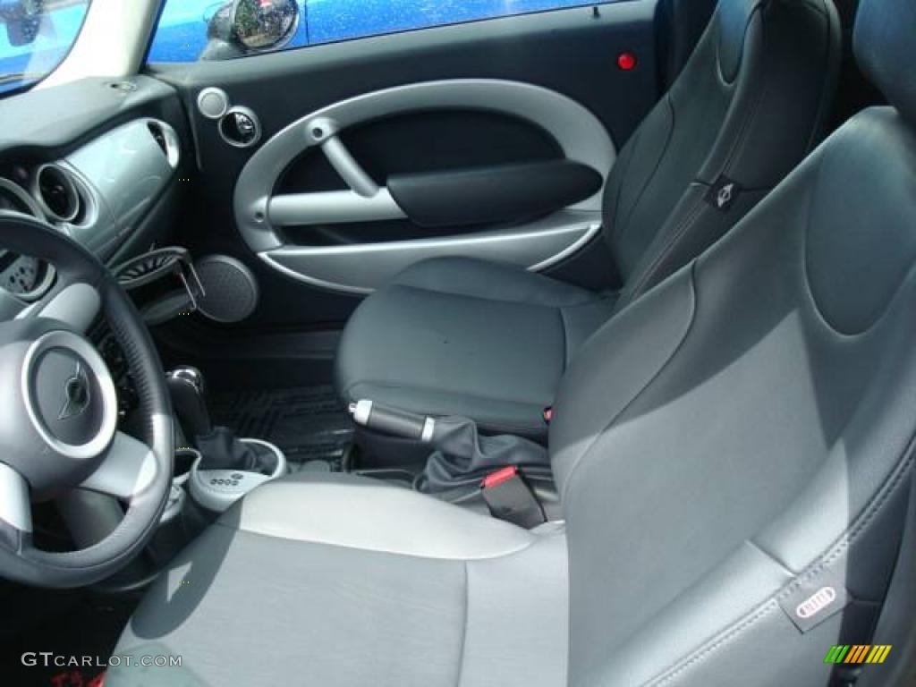 Black/Panther Black Interior 2006 Mini Cooper Hardtop Photo #8568597