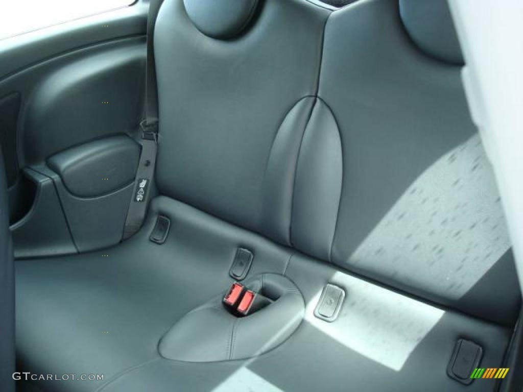Black/Panther Black Interior 2006 Mini Cooper Hardtop Photo #8568612