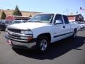 2002 Summit White Chevrolet Silverado 1500 LS Extended Cab  photo #3